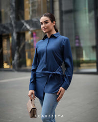 BIANCA BLOUSE (TWILIGHT NAVY)