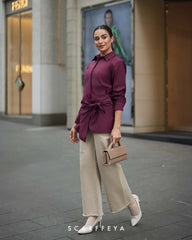 BIANCA BLOUSE (DEEP VIOLET)