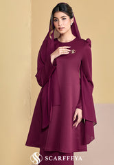 DARLYN KURUNG (BURGUNDY MAROON)