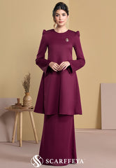 DARLYN KURUNG (BURGUNDY MAROON)