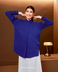 MILLY BLOUSE (ROYAL BLUE)