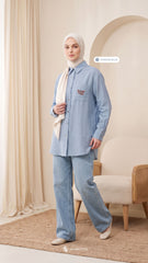 FREYA LINEN (POWDER BLUE)