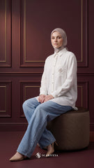 MOURA CASUAL SHIRT (OPALINE WHITE)