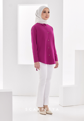 KELLY CASUAL BLOUSE - HOT PINK