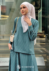 LINEA STRIPE SET (EMERALD GREEN)