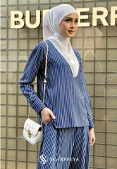 LINEA STRIPE SET (NAVY BLUE)