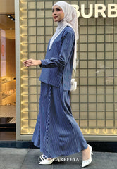 LINEA STRIPE SET (NAVY BLUE)