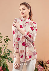 FIONA BLOUSE (MAGNOLIA CORAL)