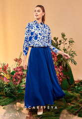 LANA SKIRT (POPPY BLUE)