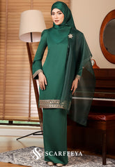 PIETRA KURUNG MODEN (EMERALD GREEN)