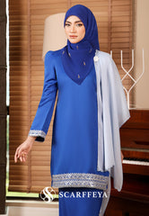 PIETRA KURUNG MODEN (ROYAL BLUE)