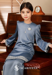 PIETRA KURUNG KIDS (ASH BLUE)