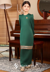 PIETRA KURUNG KIDS (EMERALD GREEN)
