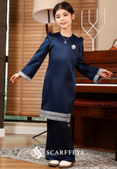 PIETRA KURUNG KIDS (NAVY BLUE)
