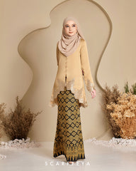 RIAU KEBAYA RANIA (GOLD BROWN)