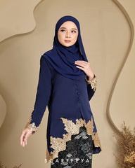 RIAU KEBAYA RANIA (NAVY BLUE)