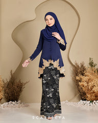 RIAU KEBAYA RANIA (NAVY BLUE)