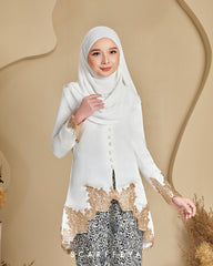 RIAU KEBAYA RANIA (PEARL SILVER)