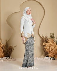 RIAU KEBAYA RANIA (PEARL SILVER)