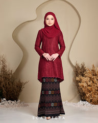 RIAU KURUNG RATNA (GLAM MAROON SONGKET)