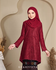 RIAU KURUNG RATNA (GLAM MAROON SONGKET)