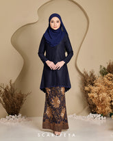 RIAU KURUNG RATNA (NAVY BLUE ROYAL GOLD)