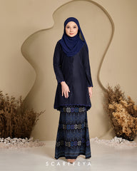 RIAU KURUNG RATNA (NAVY BLUE SONGKET)