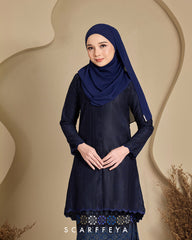 RIAU KURUNG RATNA (NAVY BLUE SONGKET)