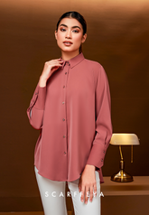 RHEA BLOUSE (DUSTY SALMON)