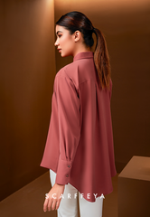 RHEA BLOUSE (DUSTY SALMON)