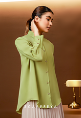 RHEA BLOUSE (MOSS GREEN)