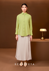 RHEA BLOUSE (MOSS GREEN)