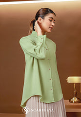 RHEA BLOUSE (DUSTY GREEN)