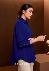 RHEA BLOUSE (ROYAL BLUE)