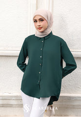 RHEA BLOUSE (EMERALD GREEN)