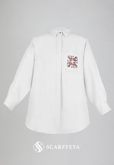 SHEA CASUAL BLOUSE (ELEGANCE WHITE)