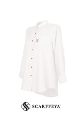 TARA CASUAL BLOUSE (CLASSY WHITE)