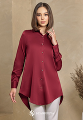 YARA BLOUSE (GLAM MAROON)