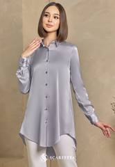 YARA BLOUSE (METALLIC SILVER)