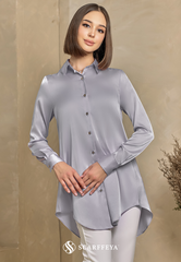 YARA BLOUSE (METALLIC SILVER)