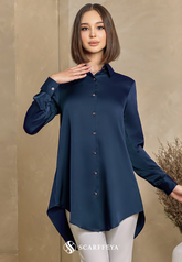 YARA BLOUSE (NAVY BLUE)