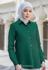 YUKI BLOUSE (EMERALD GREEN)