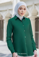 YUKI BLOUSE (EMERALD GREEN)