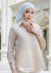 YUKI BLOUSE (NUDE CHAMPAGNE)
