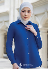 YUKI BLOUSE (ROYAL BLUE)