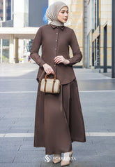 YUKI SKIRT (RICH BROWN)