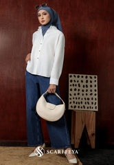 YUNA LINEN BLOUSE (CLASSY WHITE)