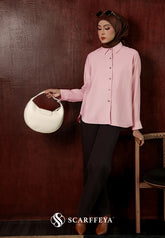 YUNA LINEN BLOUSE (ROSE PINK)