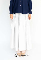 YUNA LINEN SKIRT (CLASSY WHITE)