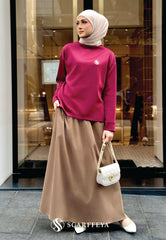 ZEYA JUMPER (BURGUNDY MAROON)